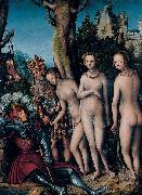 Lucas Cranach the Elder The Judgment of Paris painting